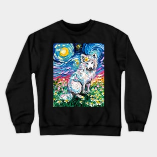 Samoyed Starry Night Crewneck Sweatshirt